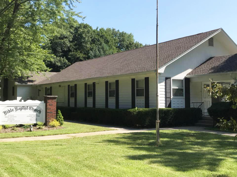 Bible Baptist Church congregation gathered in worship